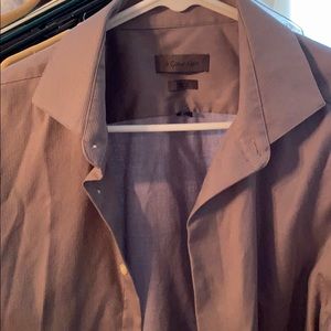 Men’s Calvin Klein slim fit lg button down shirt